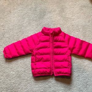 Great condition pink Wonder Nation girls puff jacket.